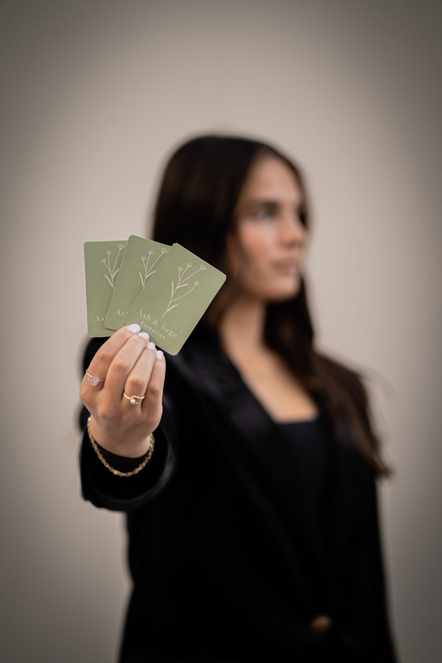 Esthetician branding session detail photo
